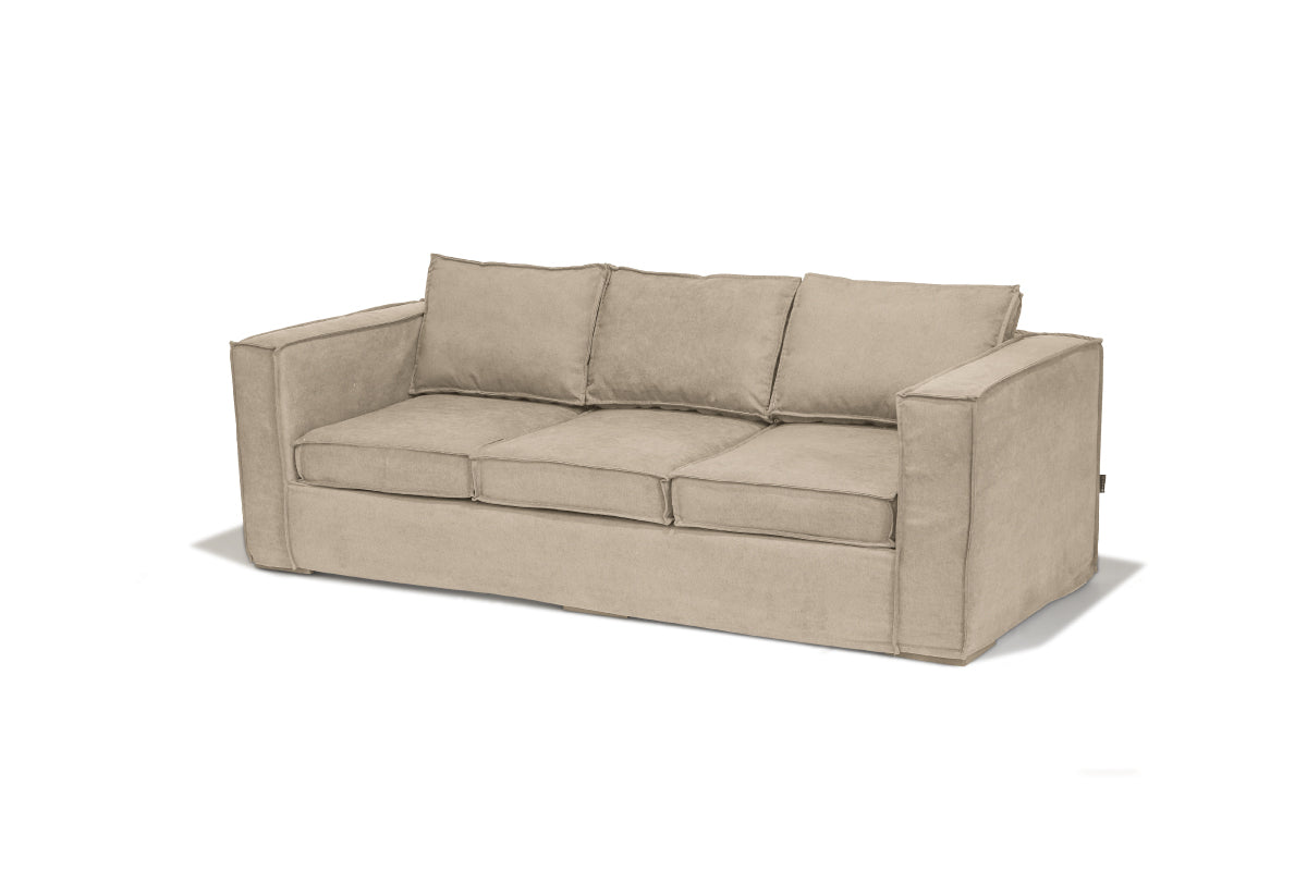 Sofá Trayken Funda Velvet Beige - Medular Diseño Sofás