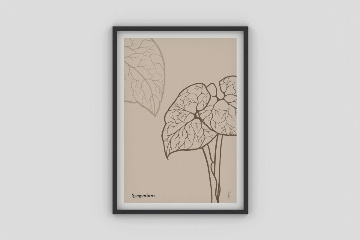 Cuadro Syngonium (Goldenrod) por Nicolás Romero - Medular Diseño Cuadros