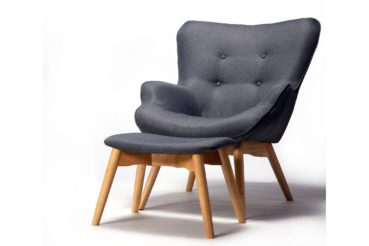 Sillón Olsen Grafito - Medular Diseño Poltronas