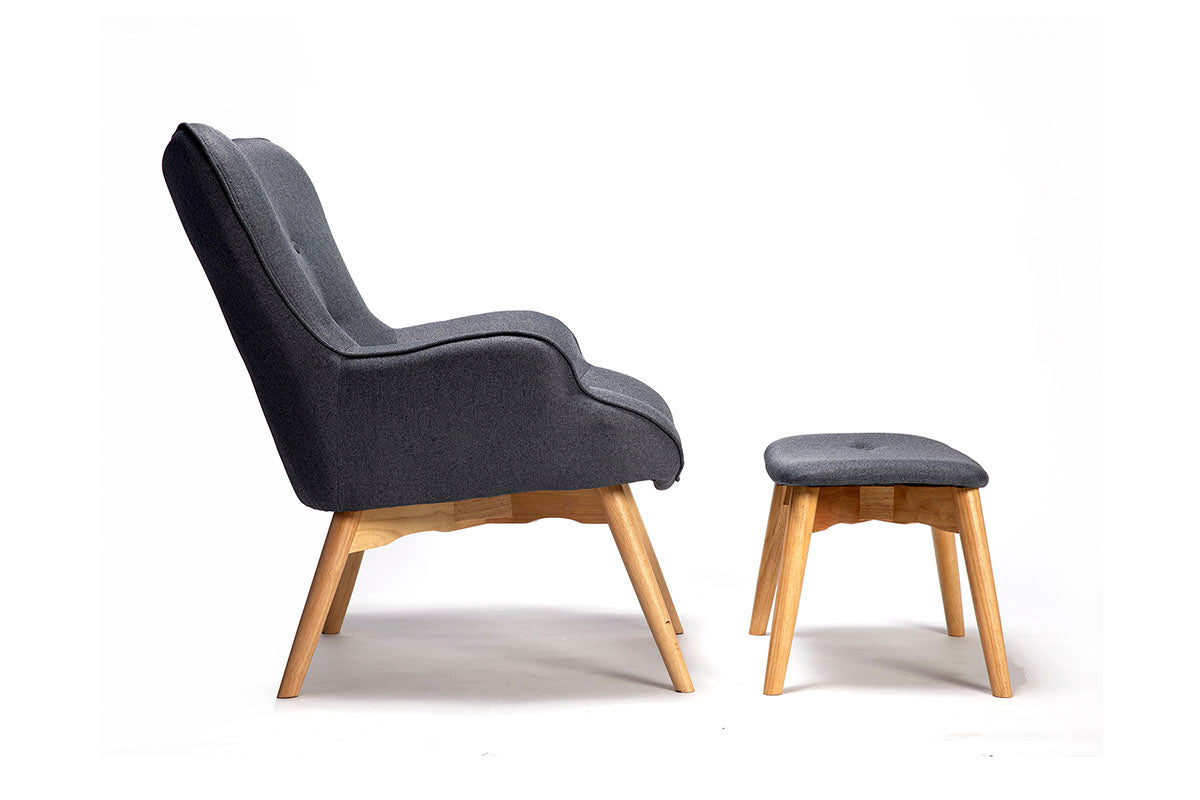 Sillón Olsen Grafito - Medular Diseño Poltronas