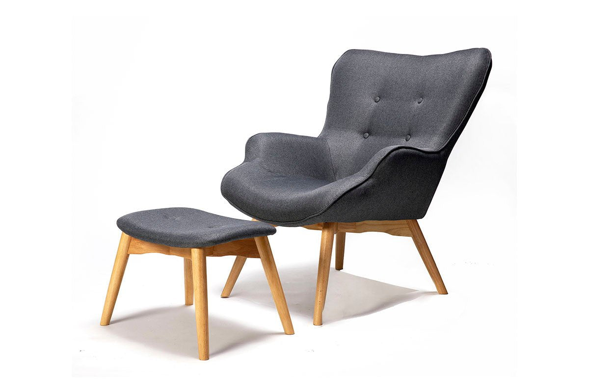 Sillón Olsen Grafito - Medular Diseño Poltronas