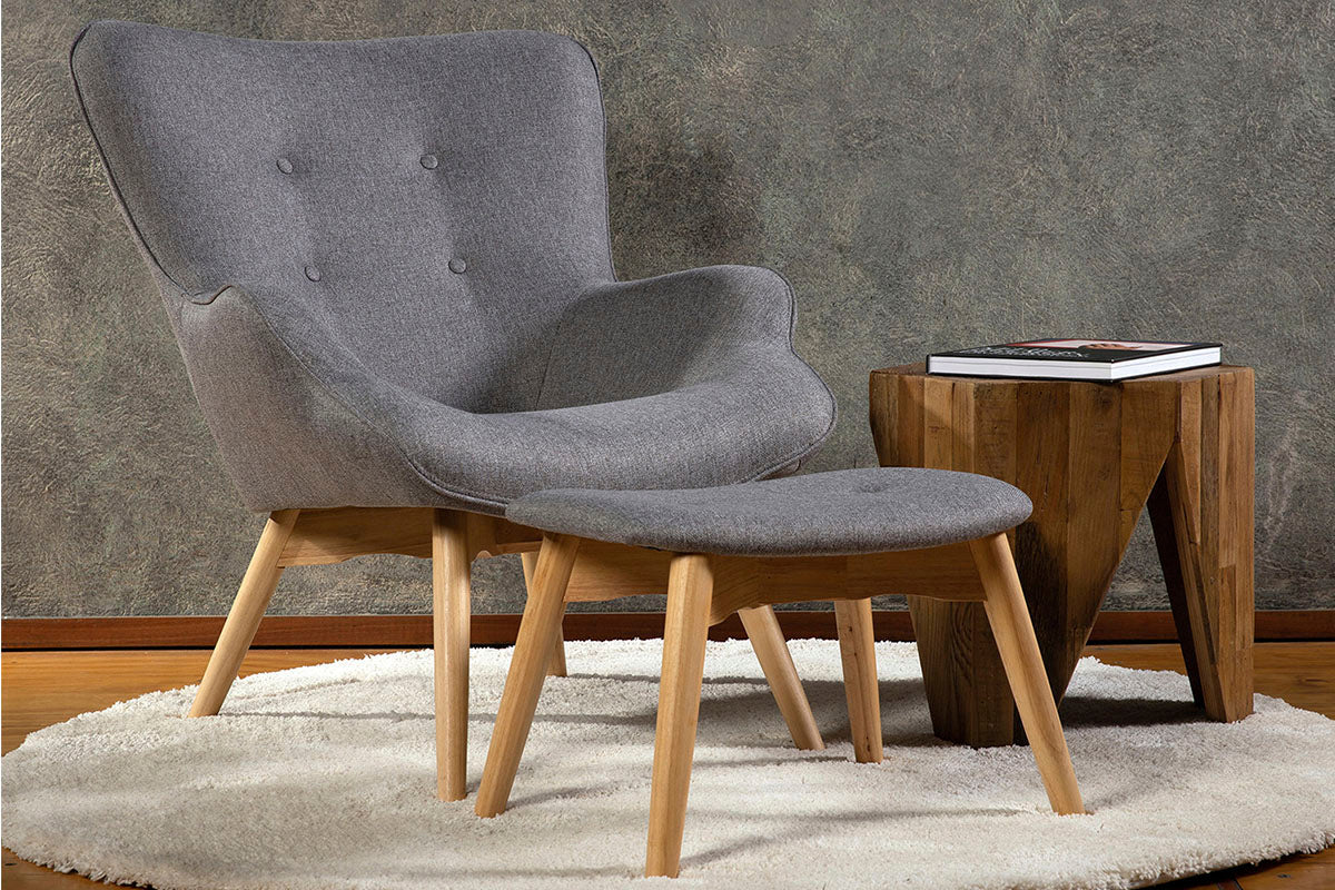 Sillón Olsen Gris - Medular Diseño Poltronas