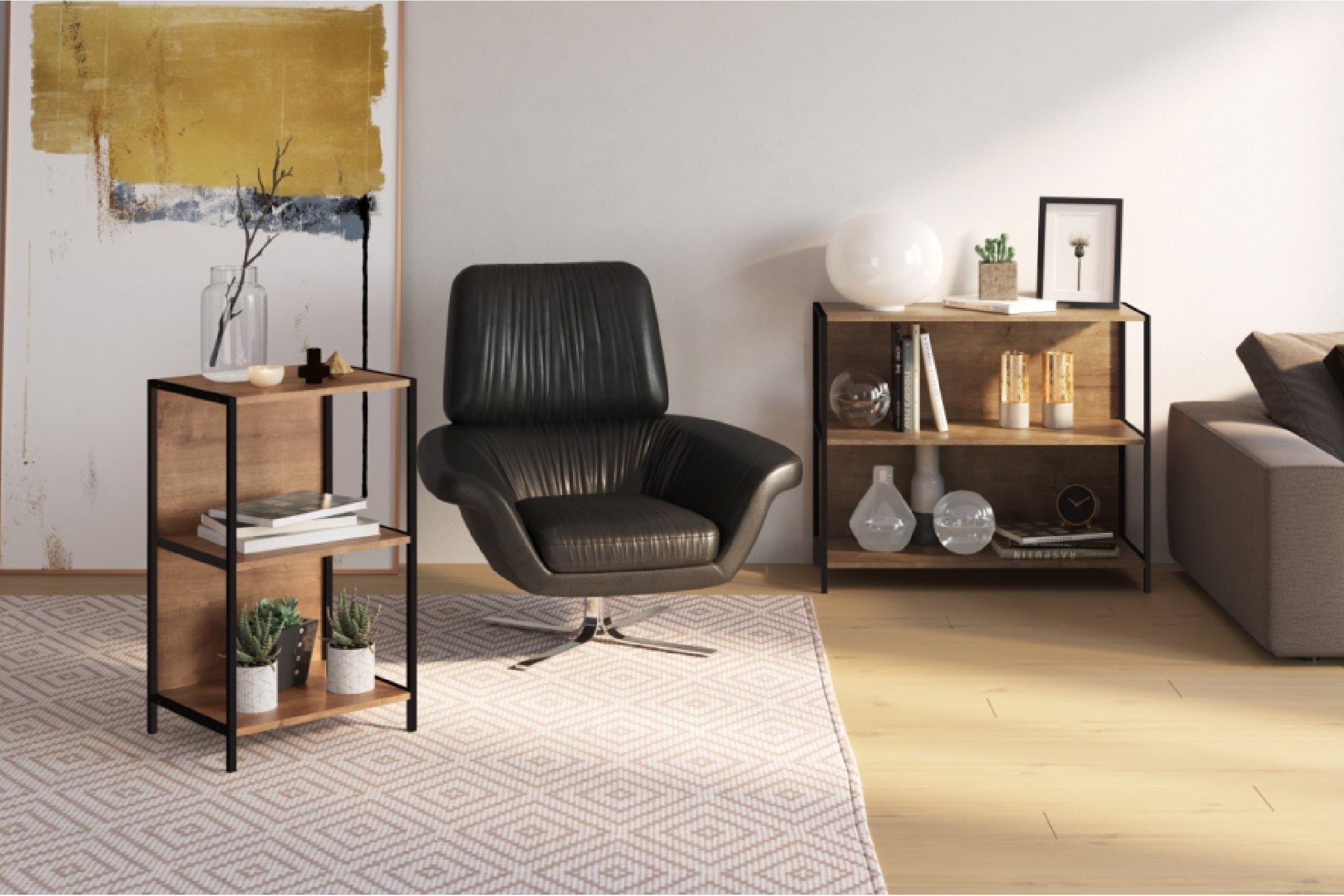 Librero Steel Quadra S - Medular Diseño Libreros