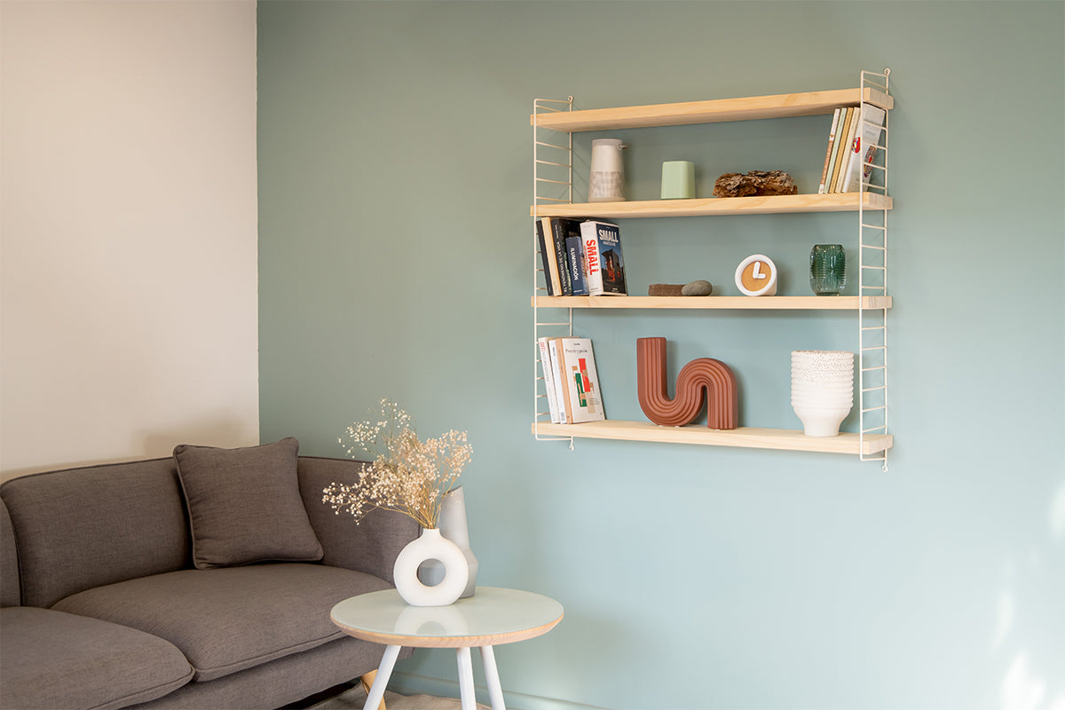 Repisa Skla Grande de Madera Natural - Medular Diseño Repisa