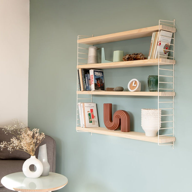 Repisa Skla Grande de Madera Natural - Medular Diseño Repisa