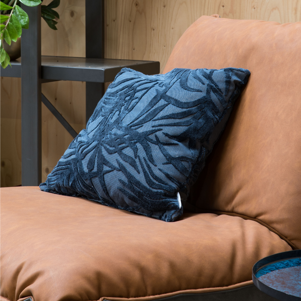 Cojín Miami Palm Tree Azul - Medular Diseño Cojines EE