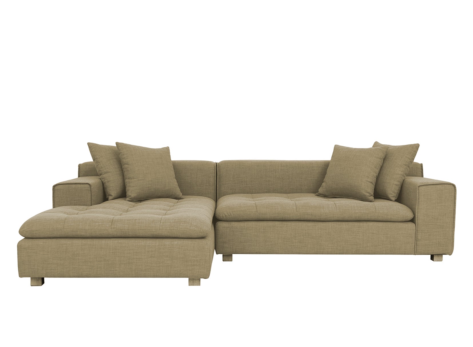 Sofá Forma Seccional Izquierdo Arena - Medular Diseño Sofás