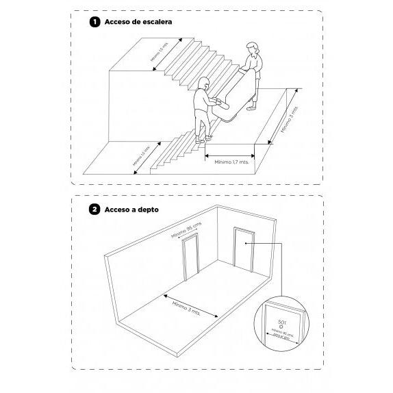 Sofá Palermo 2,77 M - Medular Diseño Sofás