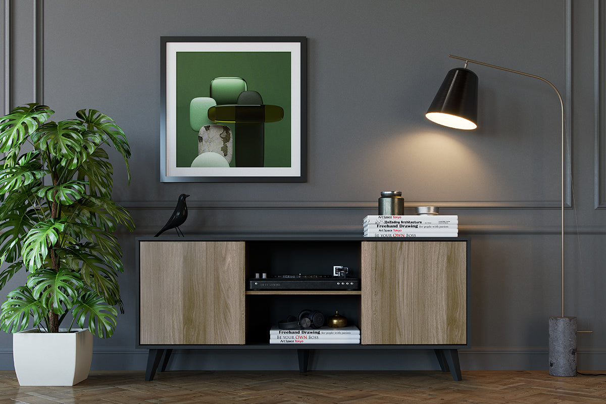 Cuadro Stone Green por Pablo Llanquin