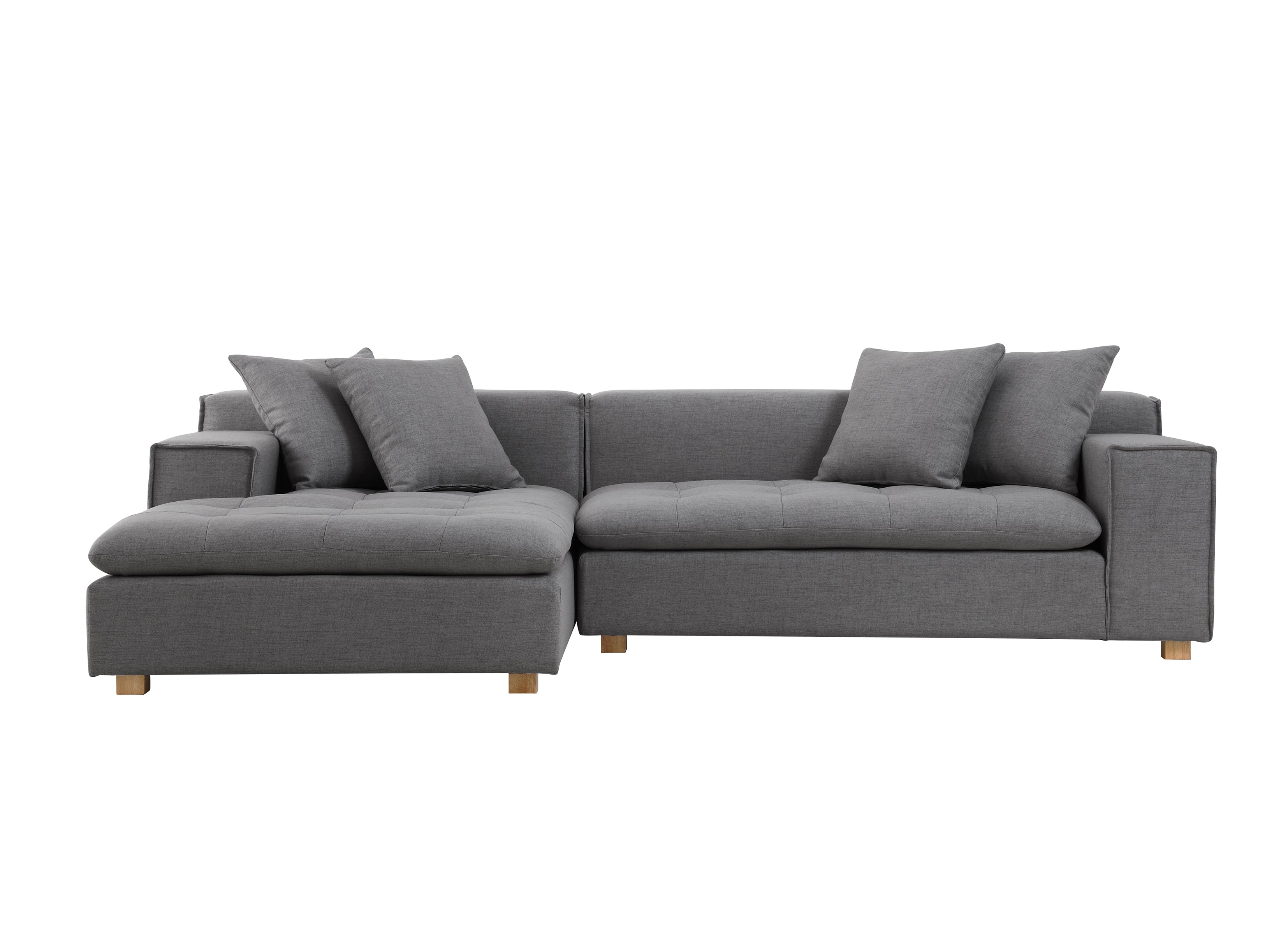 Sofá Forma Seccional Izquierdo Grafito - Medular Diseño Sofás