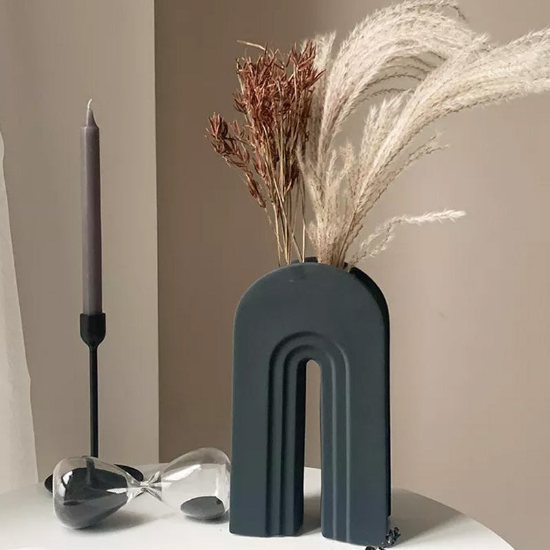 Jarron Arco Negro - Medular Diseño Jarron