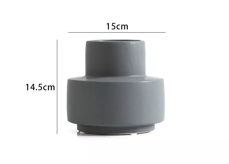 Jarron Santiago Gris - Medular Diseño Jarron