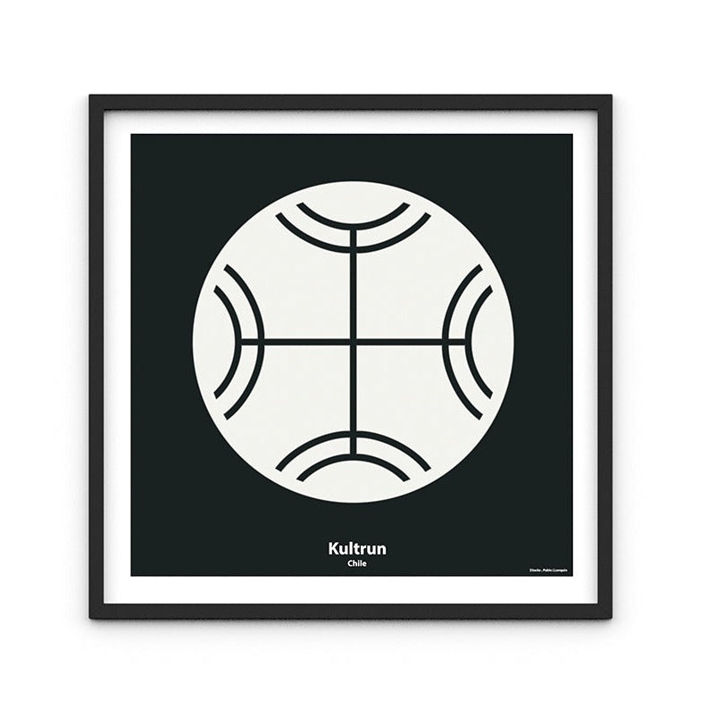 Cuadro Kultrun por Pablo Llanquin - Medular Diseño Cuadros