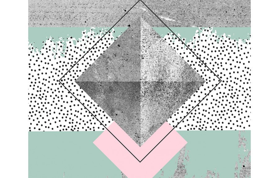 Cuadro Geometrico Gris - Medular Diseño Cuadros