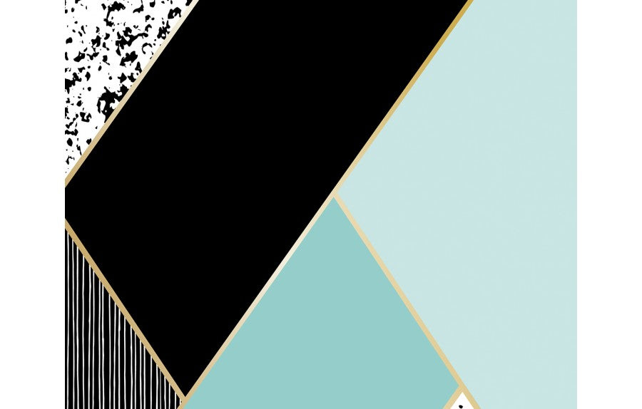 Cuadro Geometrico Turquesa - Medular Diseño Cuadros