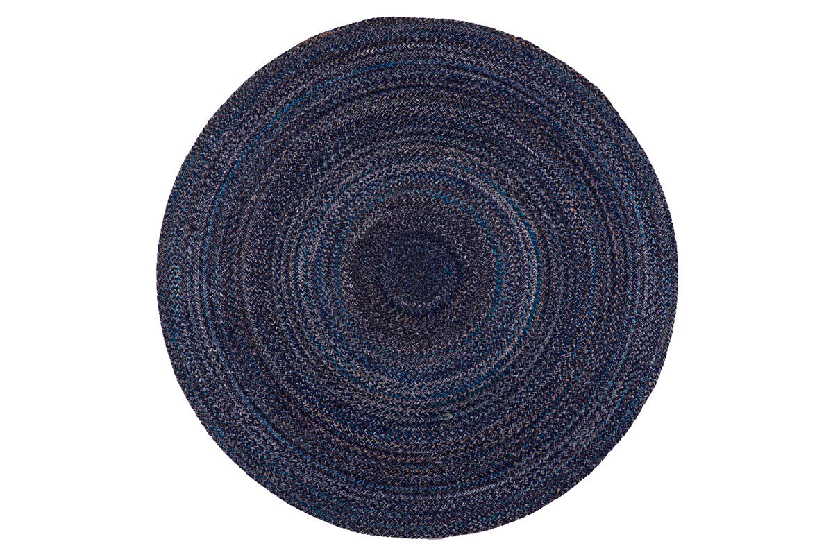 Alfombra Eco Round Azul