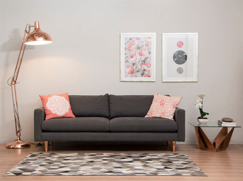 Sofá Tellum Grafito - Medular Diseño Sofás