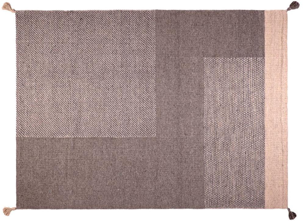 Alfombra Handwoven Wool Style 23052 Gris - Medular Diseño Alfombras
