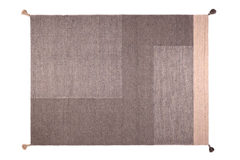 Alfombra Handwoven Wool Style 23052 Gris