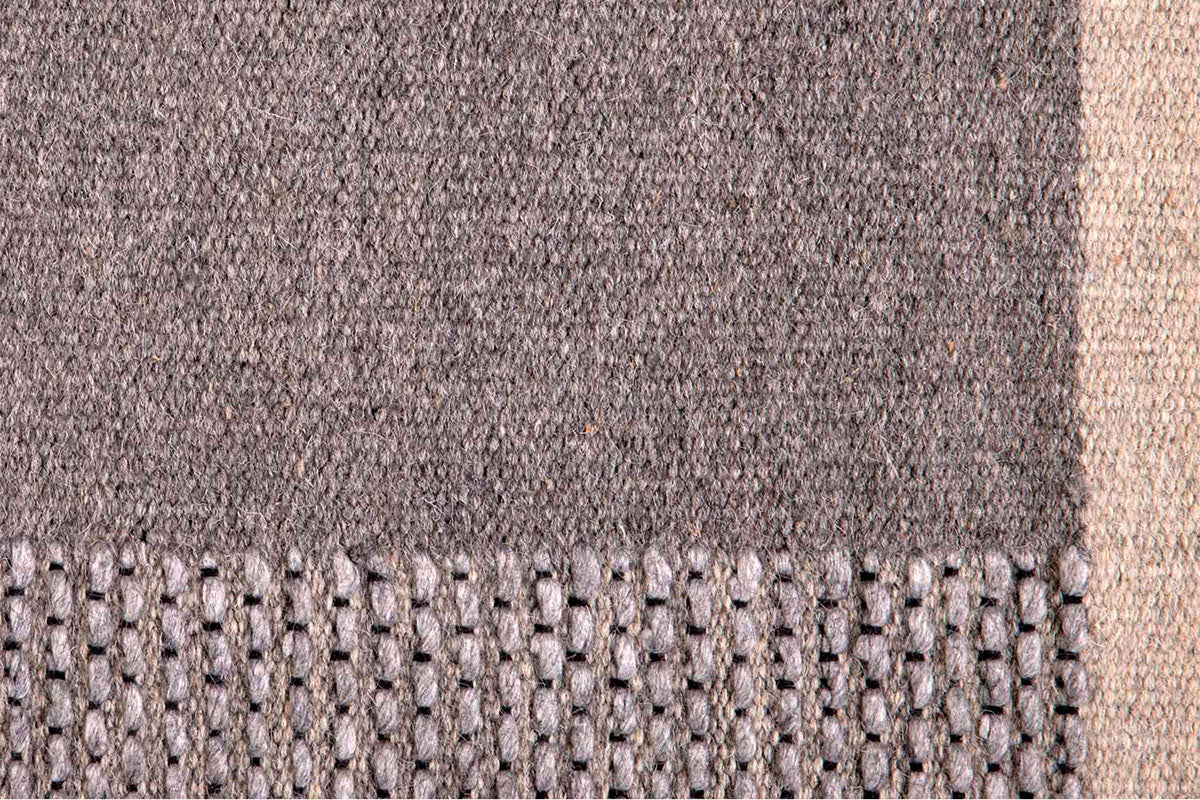 Alfombra Handwoven Wool Style 23052 Gris - Medular Diseño Alfombras