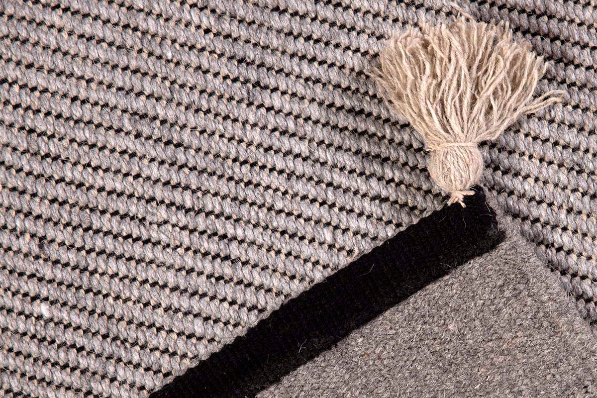 Alfombra Handwoven Wool Style 23052 Gris - Medular Diseño Alfombras