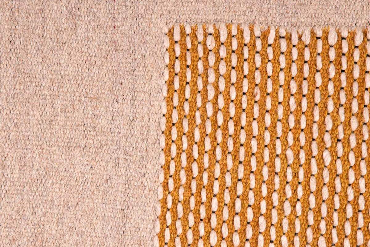 Alfombra Handwoven Wool Style 23051 Oro - Medular Diseño Alfombras