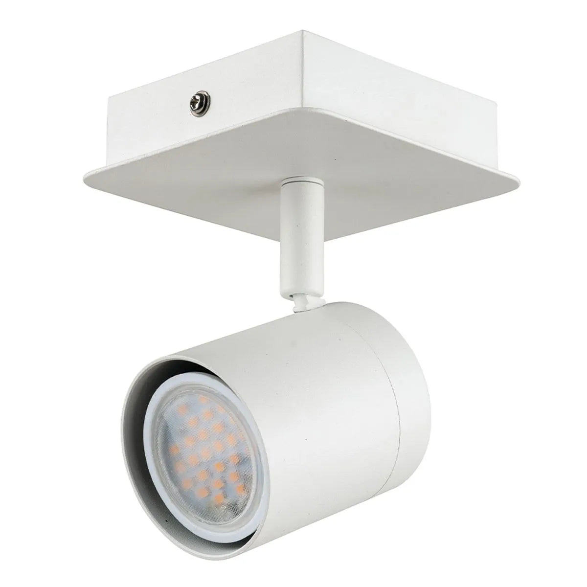 Foco Sobrepuesto 1 luz Cil III Blanco Mate Ip44 GU10