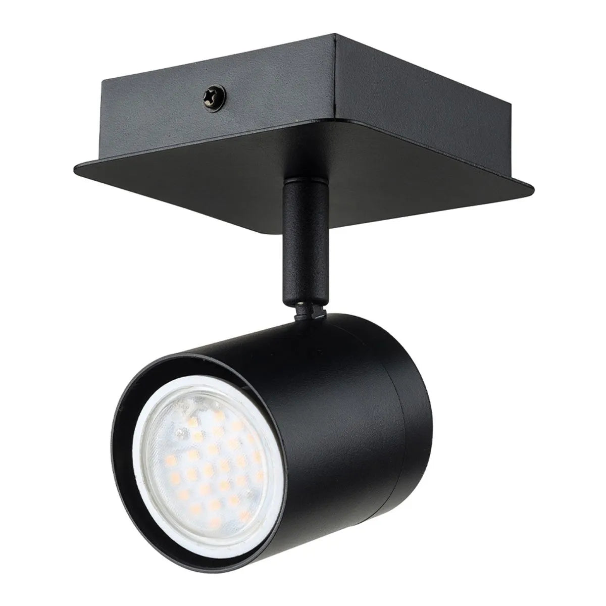 Foco Sobrepuesto 1 luz Cil III Negro Mate Ip44 GU10