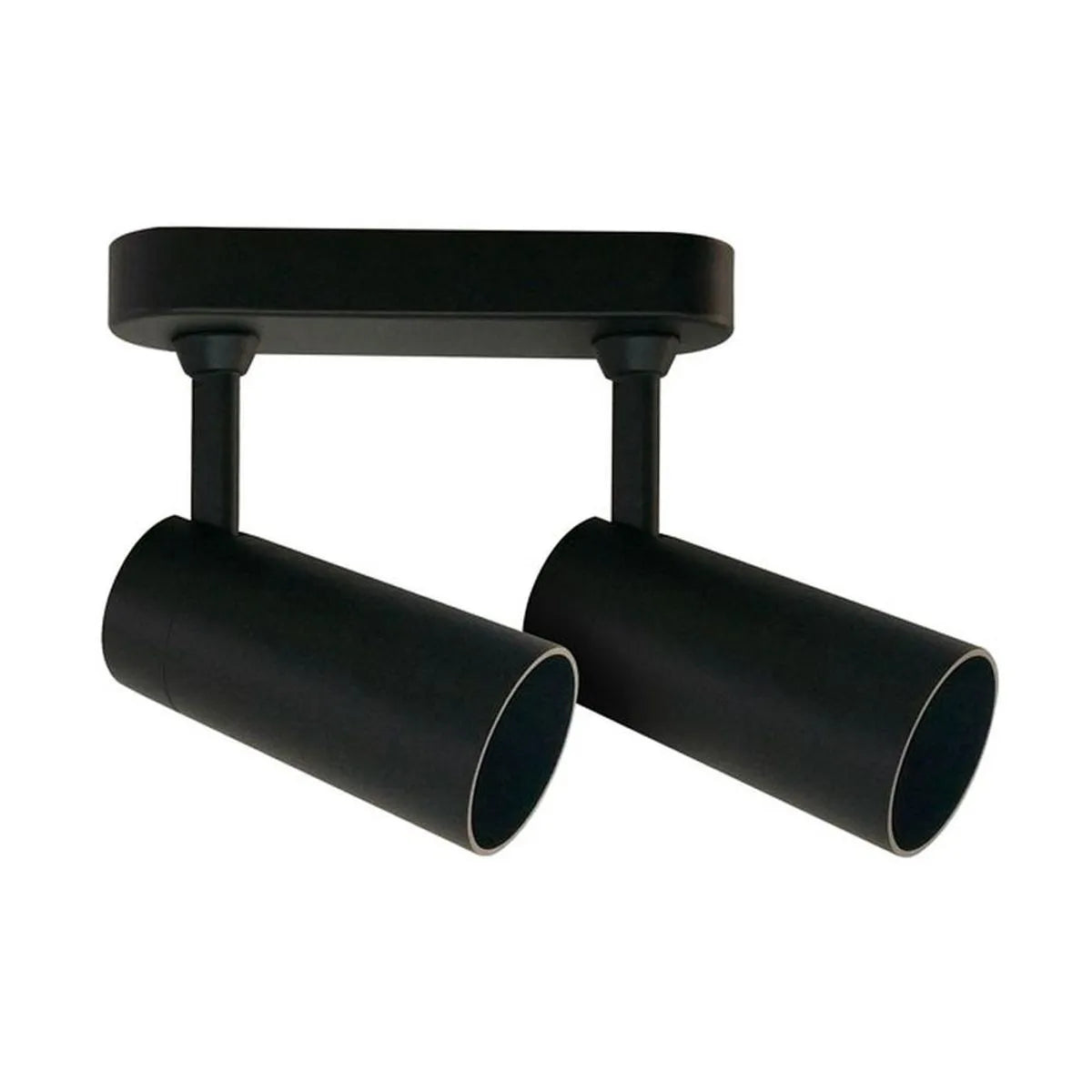 Foco Sobrepuesto Arsis II 2 Luces Negro Mate