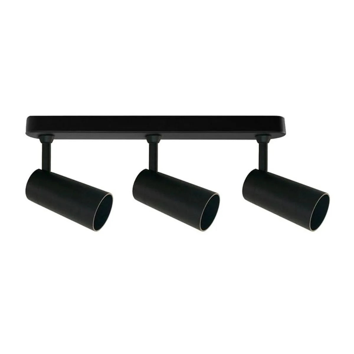 Foco Sobrepuesto Arsis II 3 Luces Negro Mate