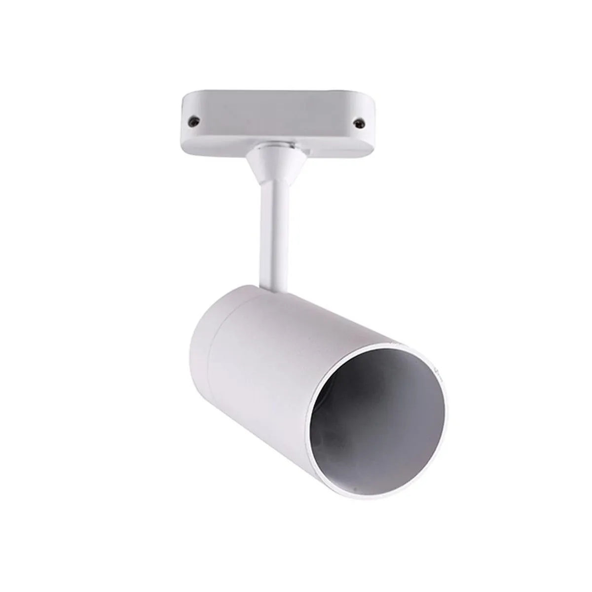 Foco Para Riel Arsis II Monofásico Cilíndrico Gu10 Blanco Mate