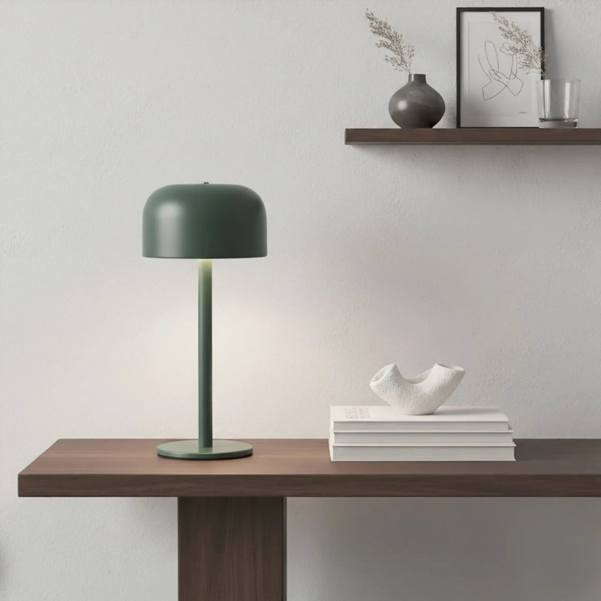 Lámpara de Mesa Agora Recargable Dimeable Verde