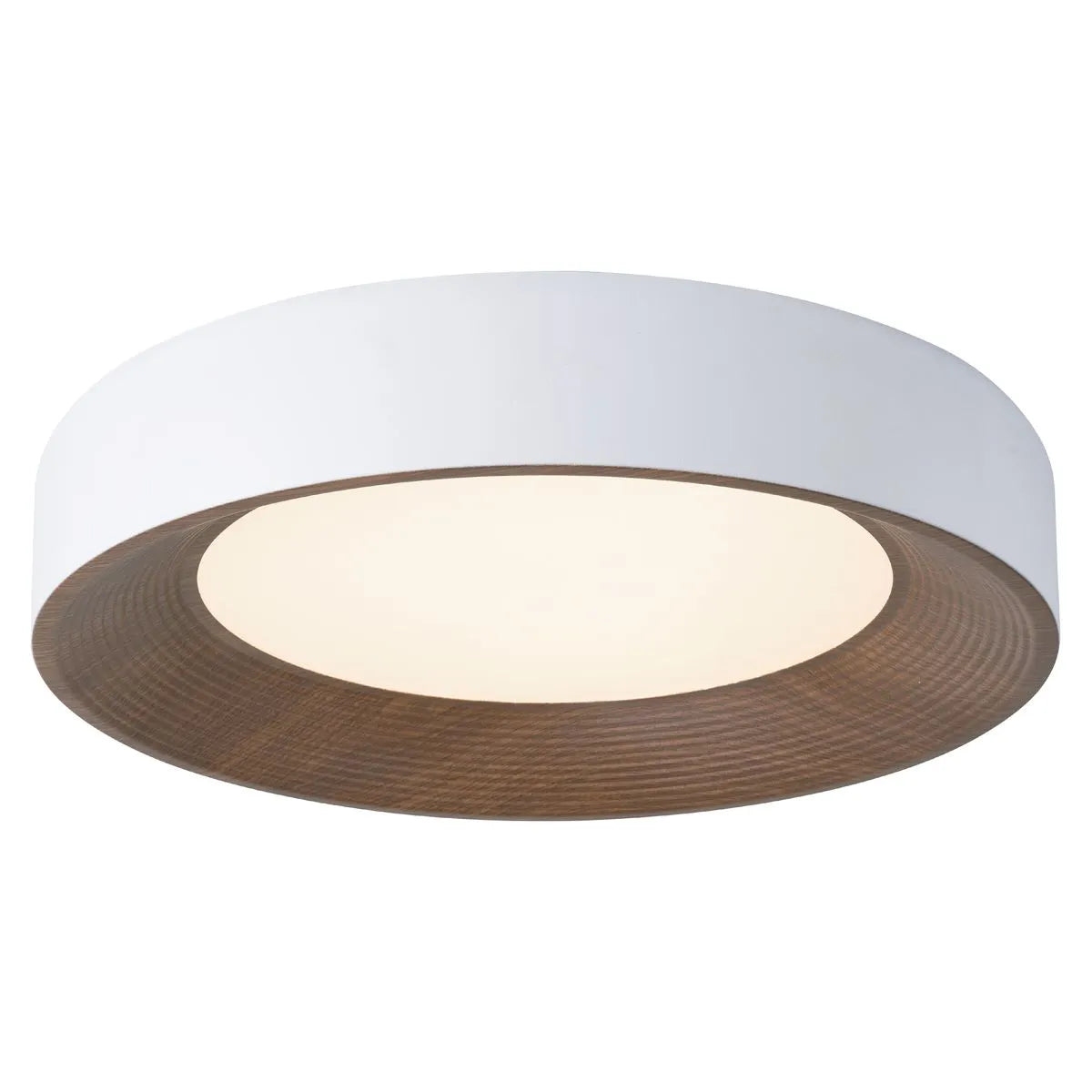 Plafon Solara Led Circular Blanco Madera