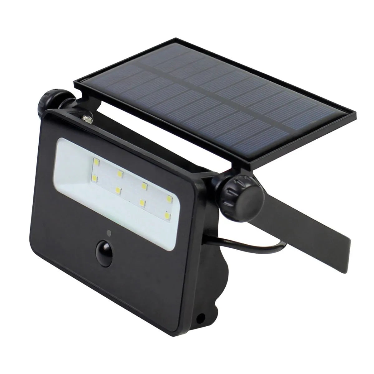 Proyector Solar Led 3W Con Sensor de Movimiento Luz Blanco Frío