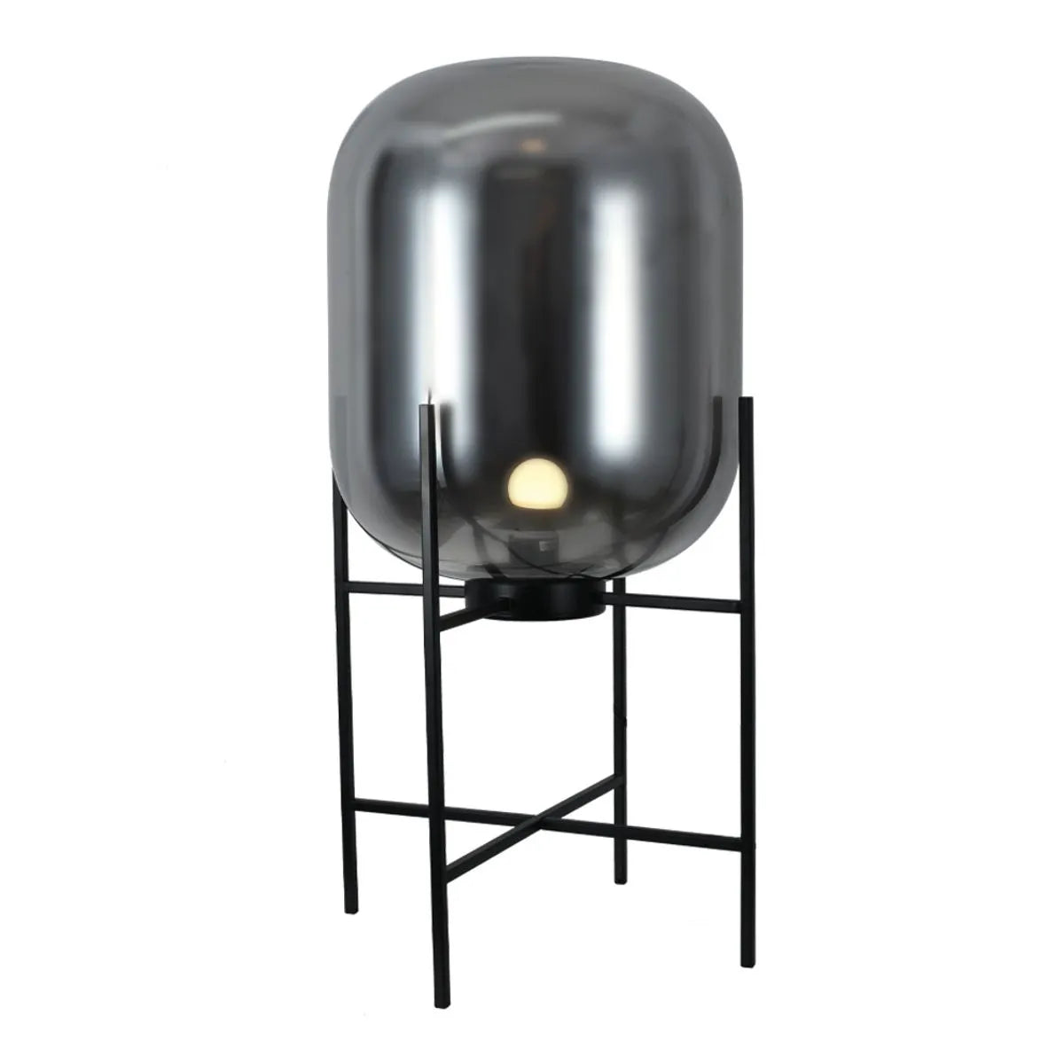 Lámpara de Mesa Vesta Vidrio Ahumado