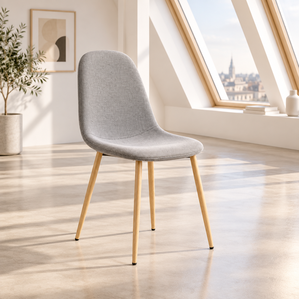 Silla Luxor Velvet gris