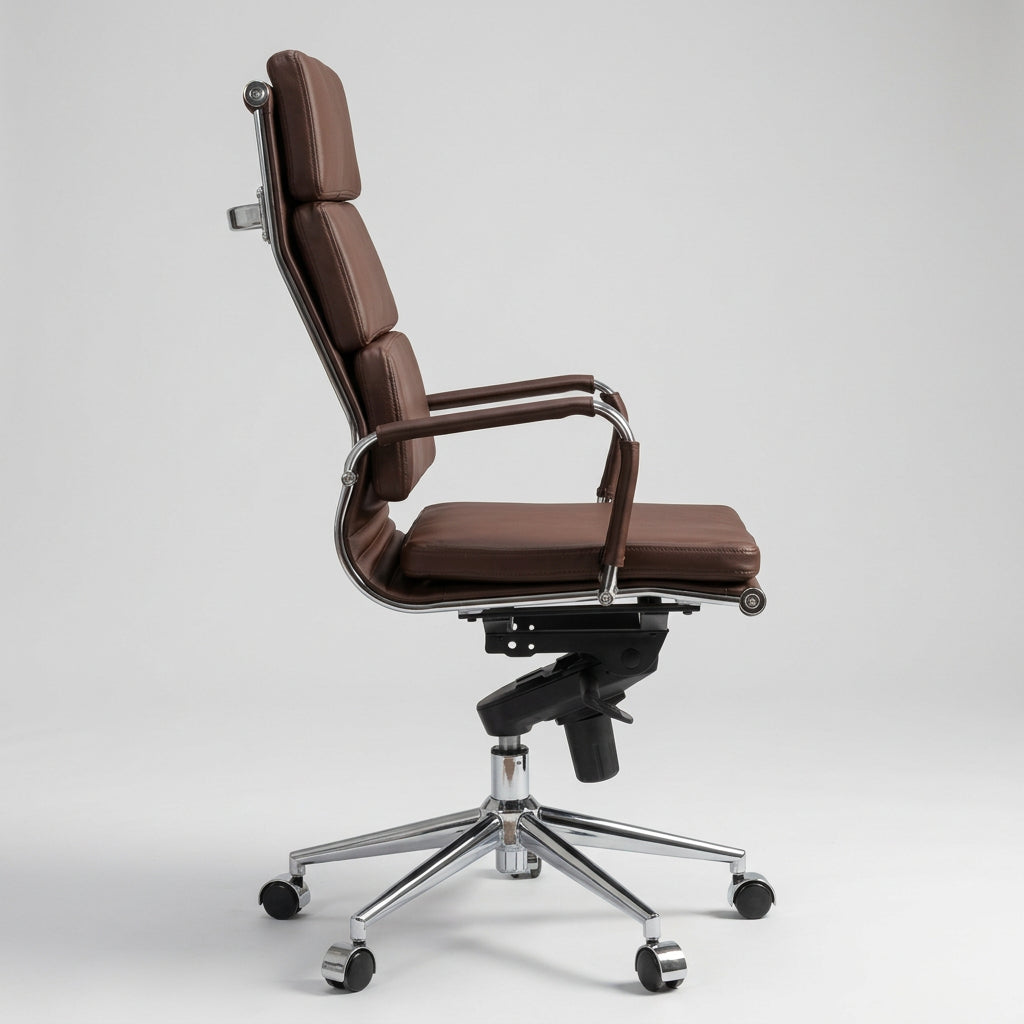 Silla Oficina Priamo Alta Brown