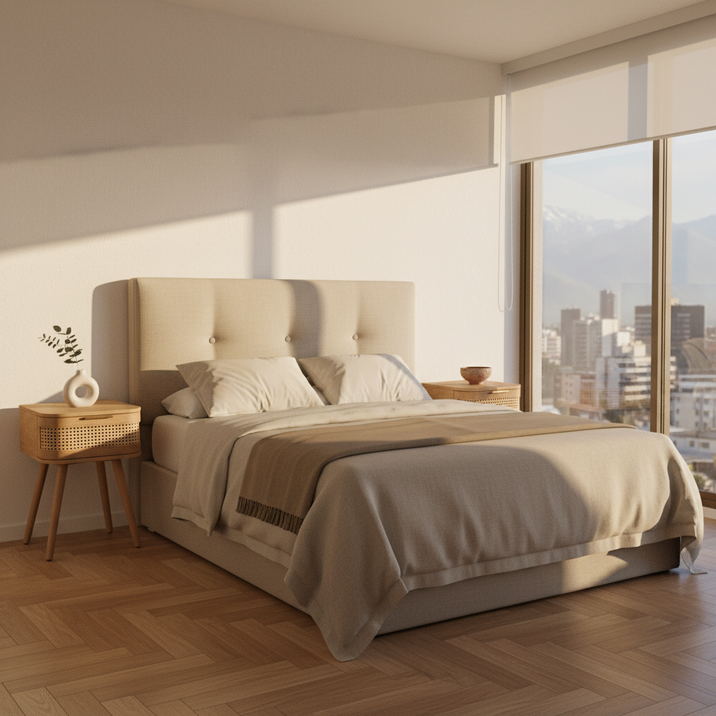 2 Veladores Savia Rattan + Respaldo Rapel Arena