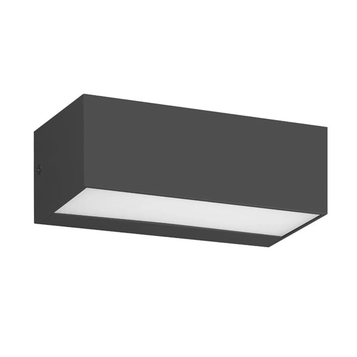 Aplique Sintético Bidireccional Led Costa 12W Luz Cálida Gris