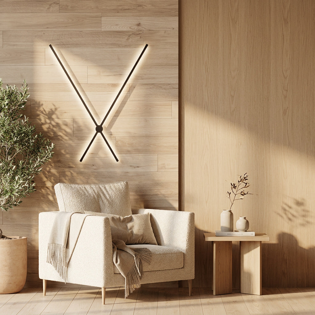 Aplique Muro Axis Led Negro