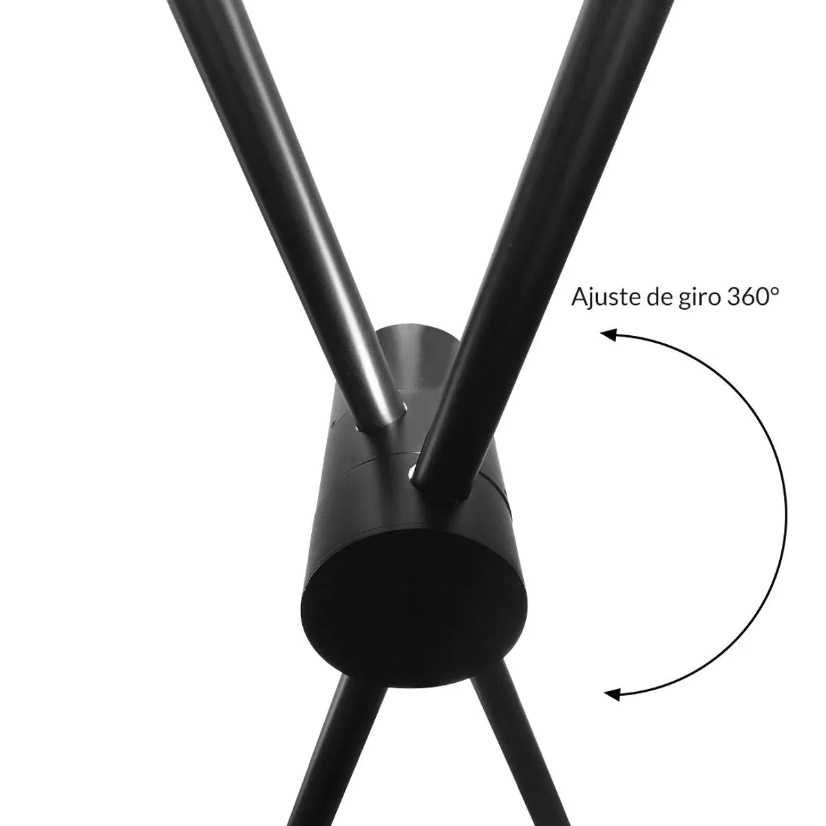 Aplique Muro Axis Led Negro