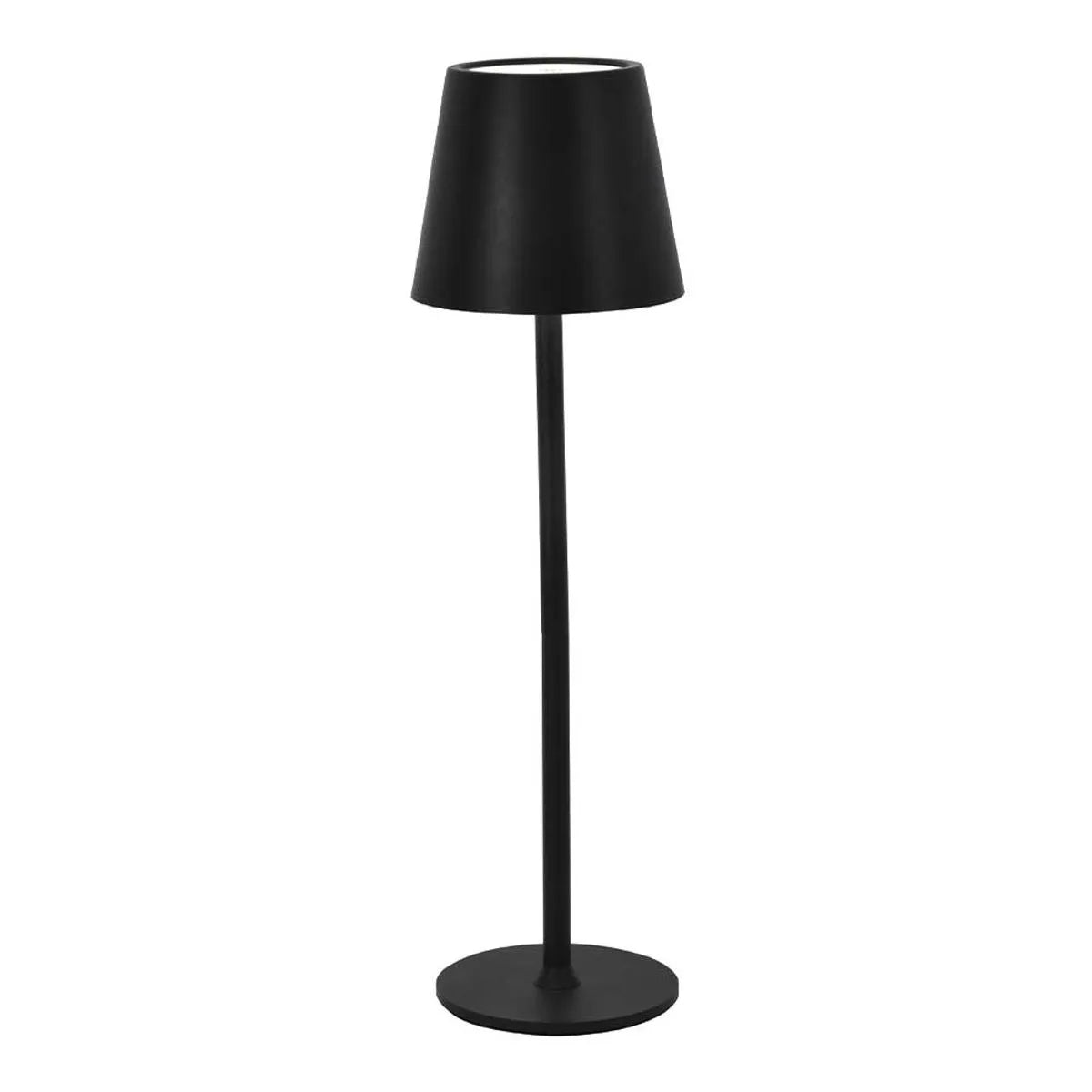 Lámpara de Mesa Ofira Recargable Dimeable Negra