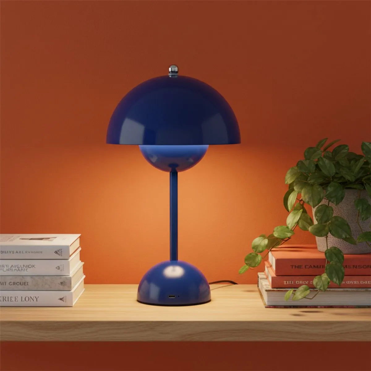 Lámpara de Mesa Onga Recargable Dimeable Azul