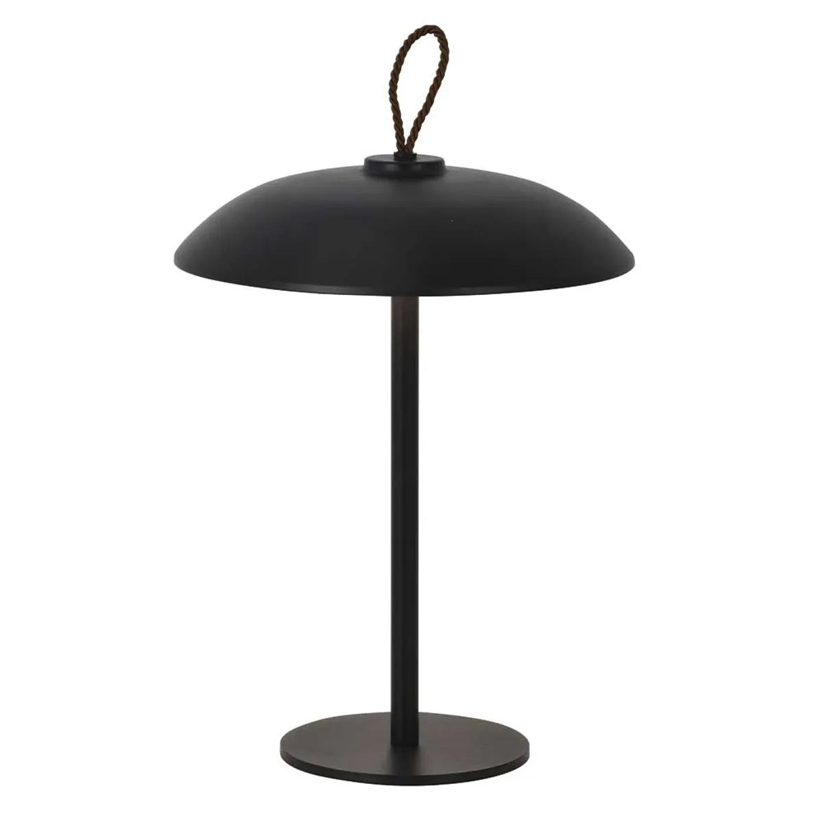 Lámpara de Mesa Pizel Recargable Dimeable Negra