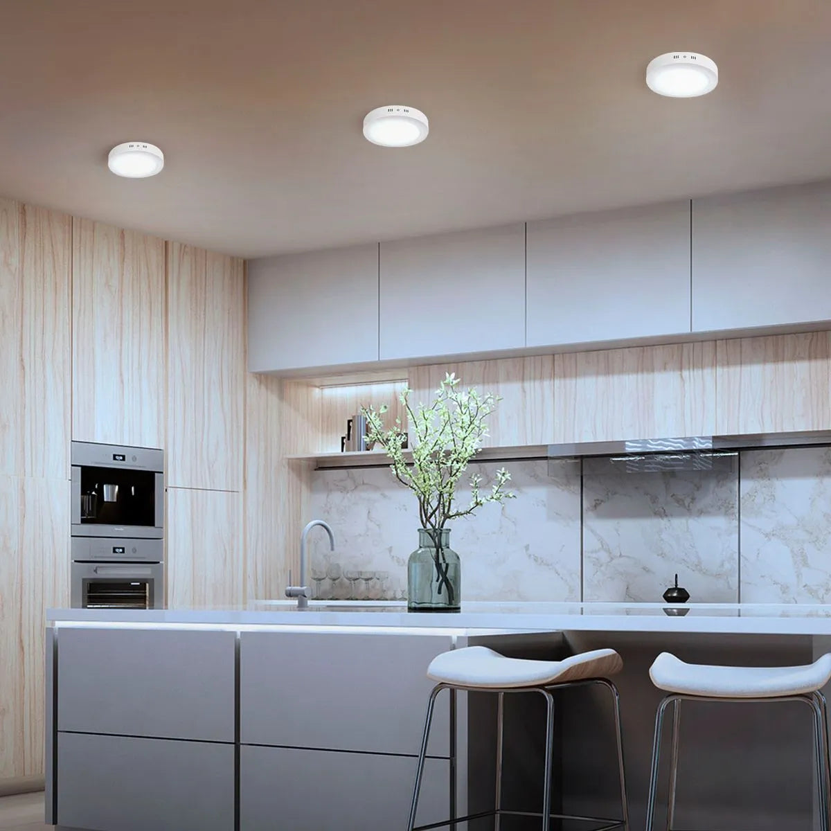 Panel Led Circular Sobrepuesto 12w 6500k D17cm Unilux
