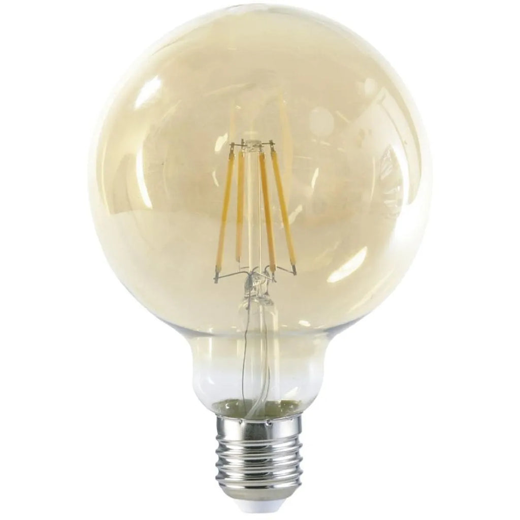 Ampolleta LED Filamento G95 5W Luz Muy Calida E27