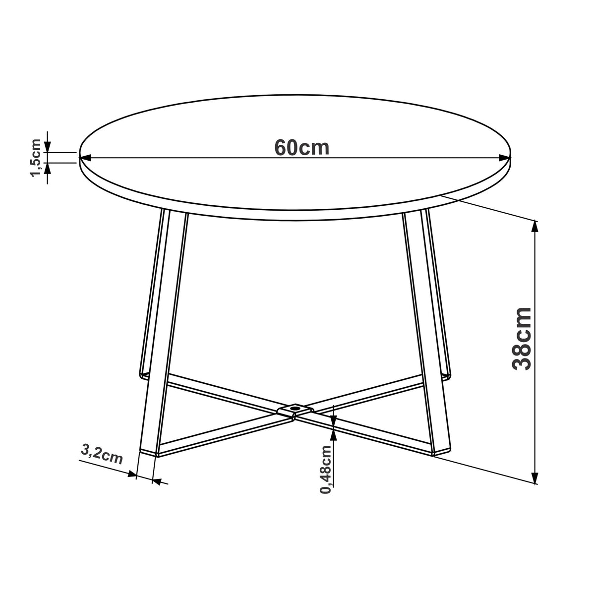 Mesa de Centro Moon