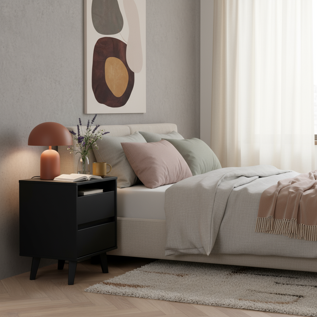 2 Veladores Atacama Black