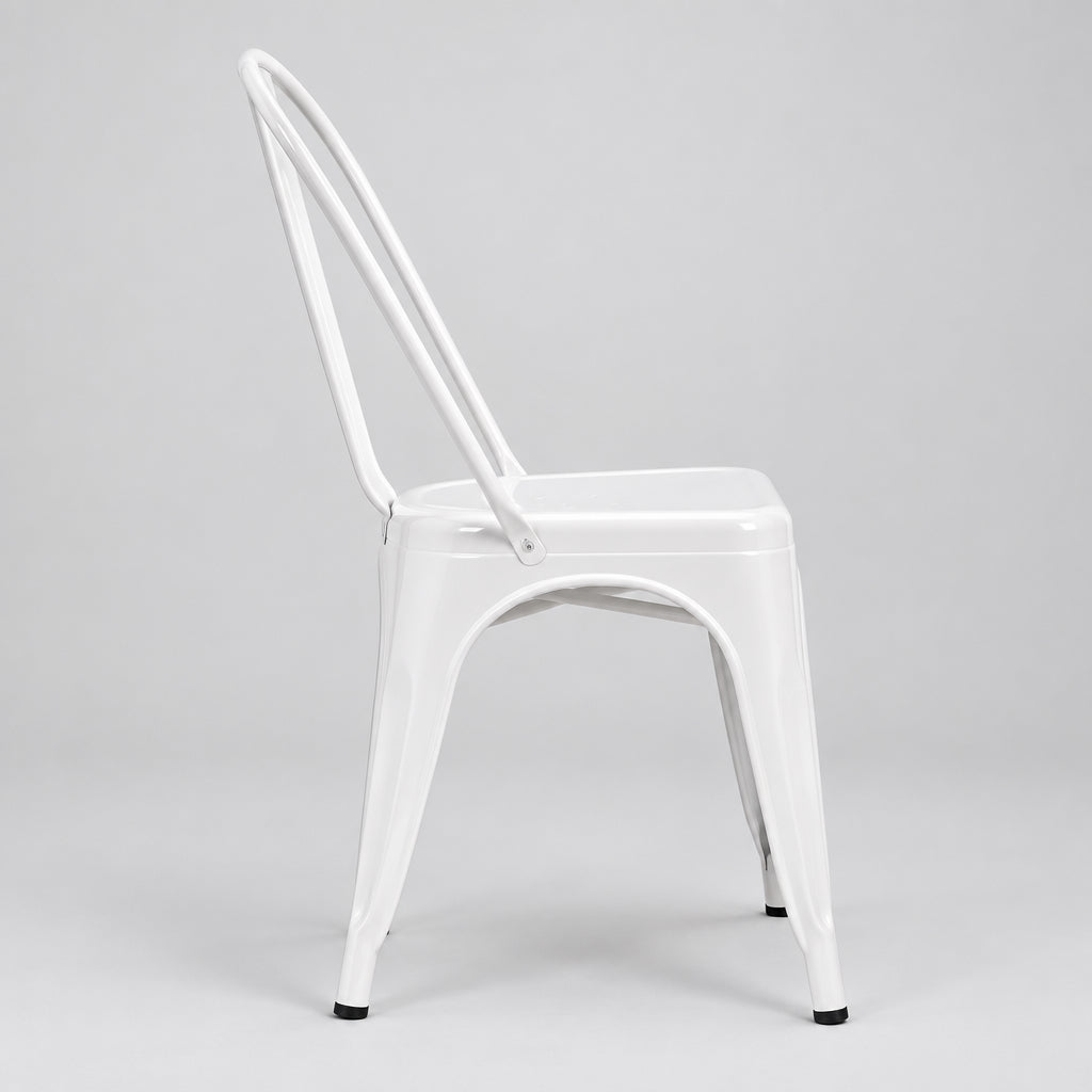 Silla Tolix Blanca - Medular Diseño Sillas de interior