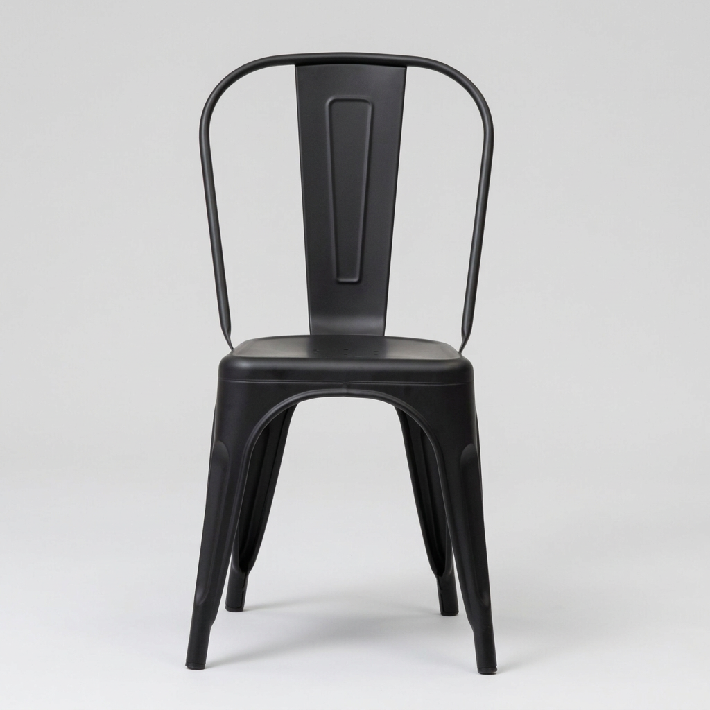 Silla Tolix Negro - Medular Diseño Sillas de interior